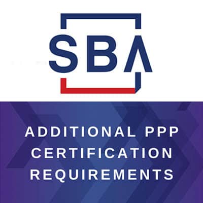 Additional PPP Certification Requirements